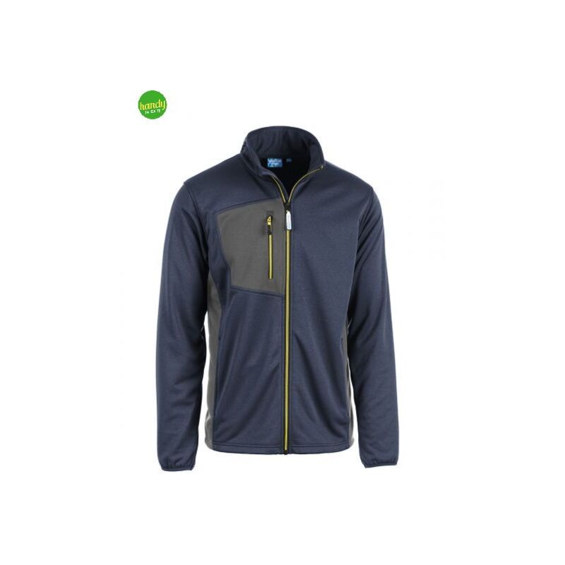foto del prodotto felpa trekking socim sottozero blu grigio tg m