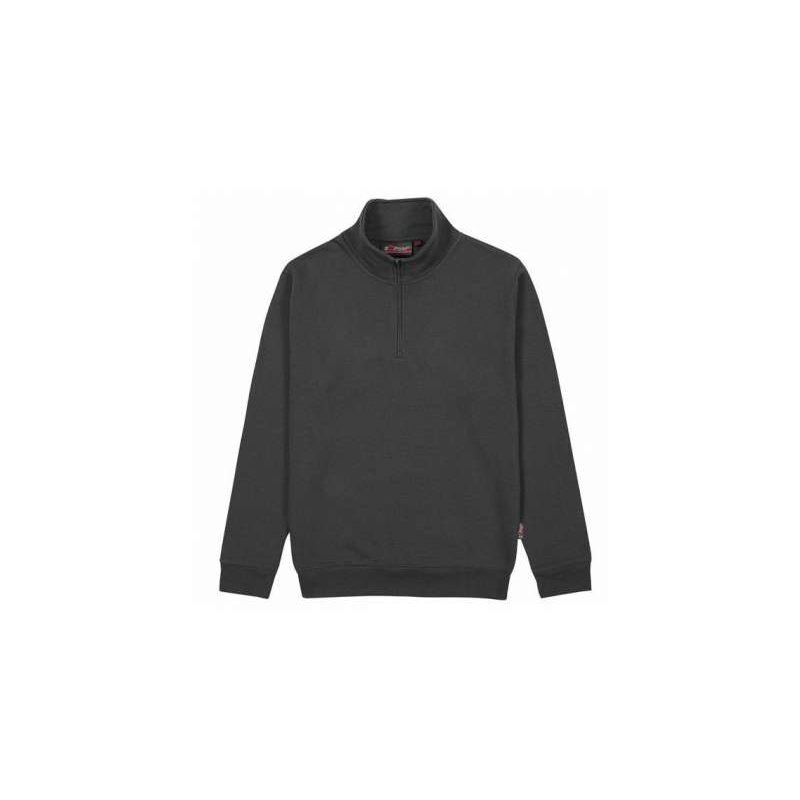 foto del prodotto felpa zip corta grey meteorite xl tautra upower