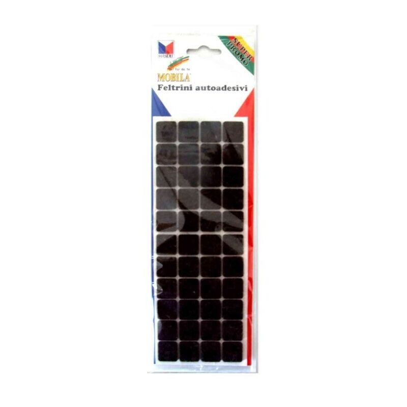 foto del prodotto feltrini quadri 20 x 20 mm marrone 44 pz masidef