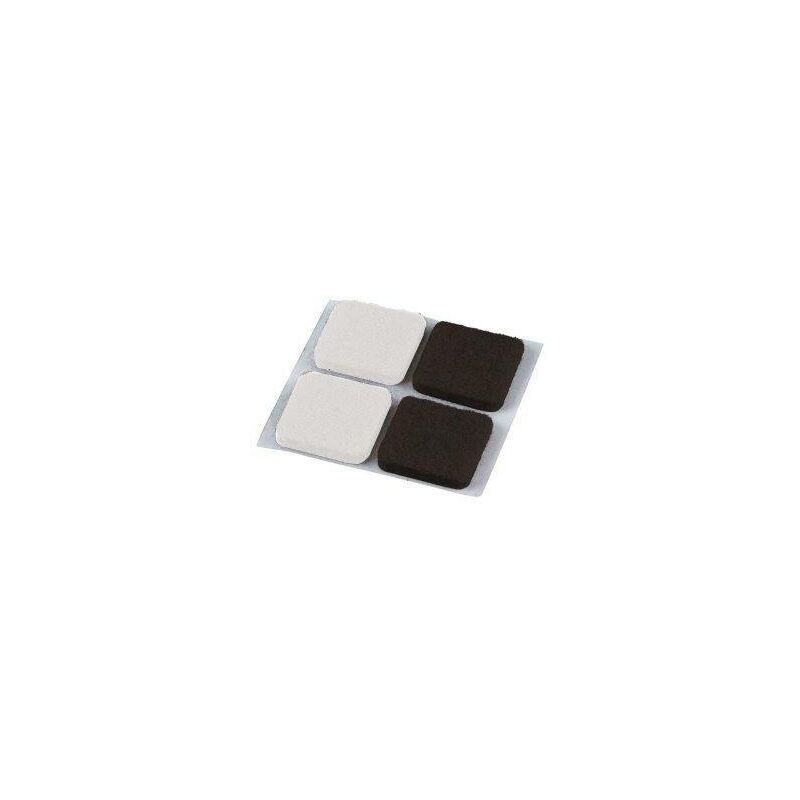 foto del prodotto feltrino adesivo quadro marrone 30x30mm maurer cf. blister 6pz