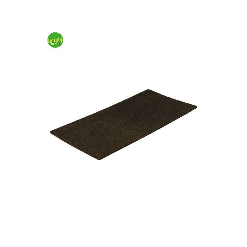 foto del prodotto feltro adesivo masidef rettangolare marrone 250x250mm