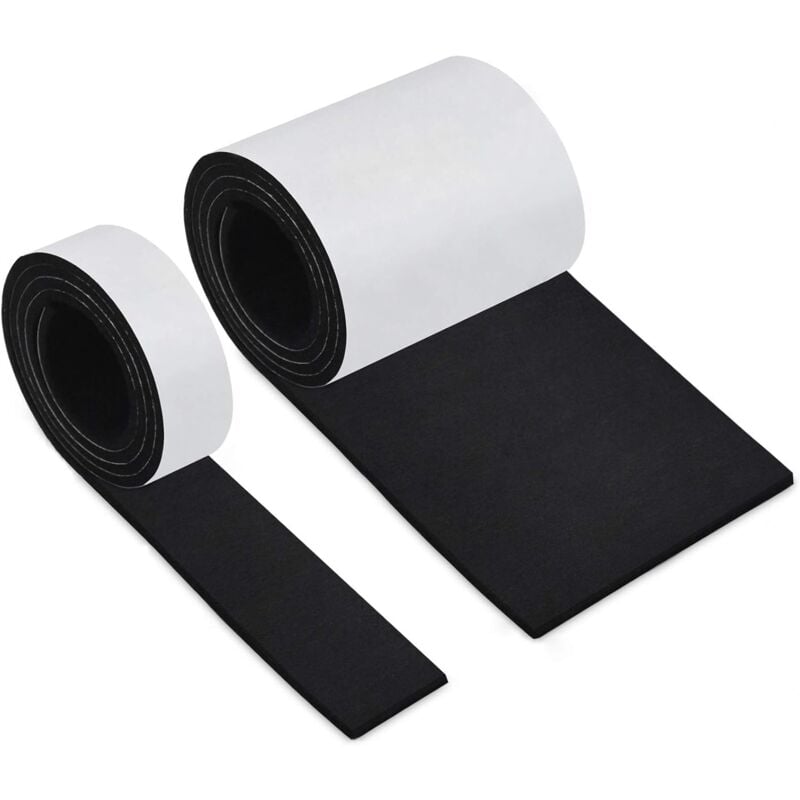 foto del prodotto feltro autoadesivo per mobili, cuscinetti antiscivolo per sedie, 2 rotoli 10010 cm 1002 cm , taglio libero di qualsiasi dimensione, protezione per