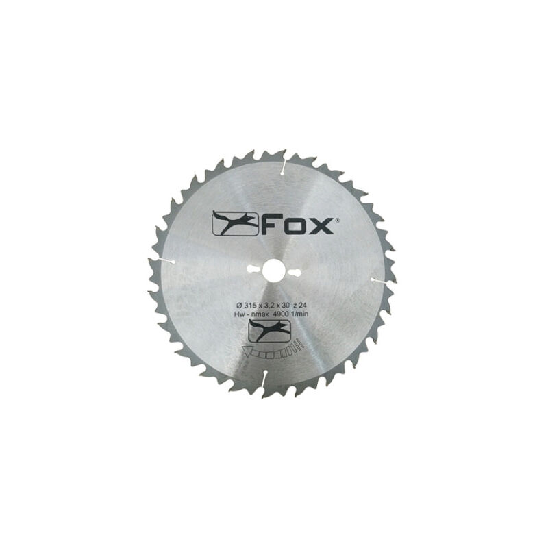 foto del prodotto femi lama per legno 315x30 mm 24 denti per troncatrice ts36 531 8025191302735