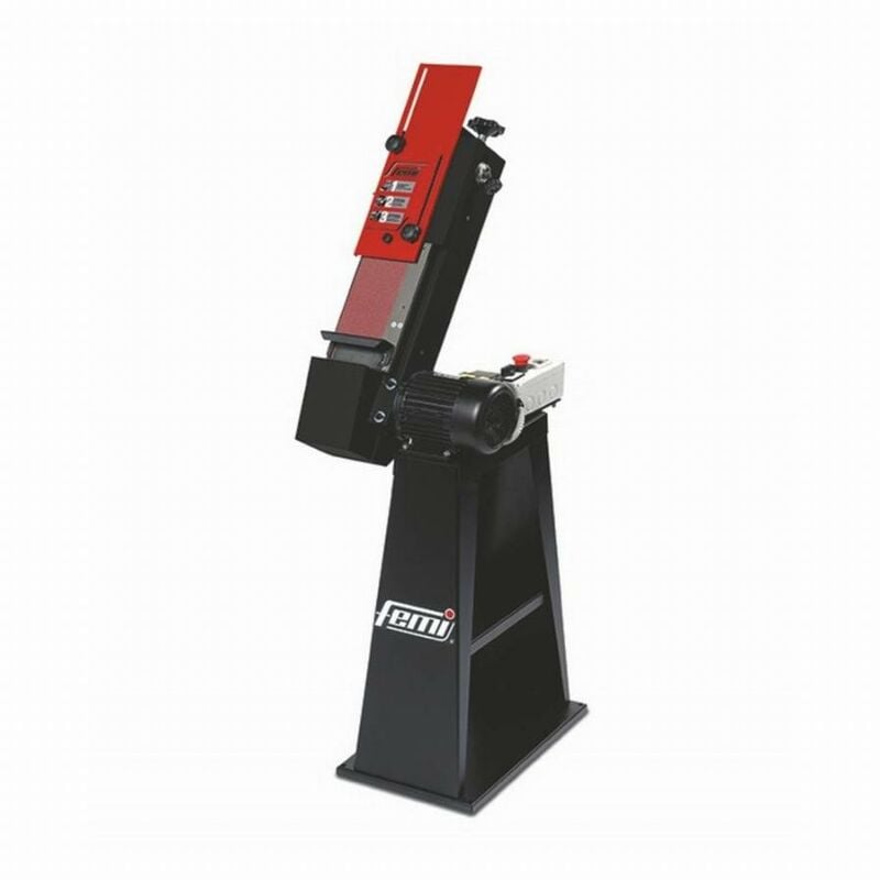 foto del prodotto femi levigatrice industriale a nastro inclinabile con supporto trifase 900w nastro 120 x 1500 mm 8266132