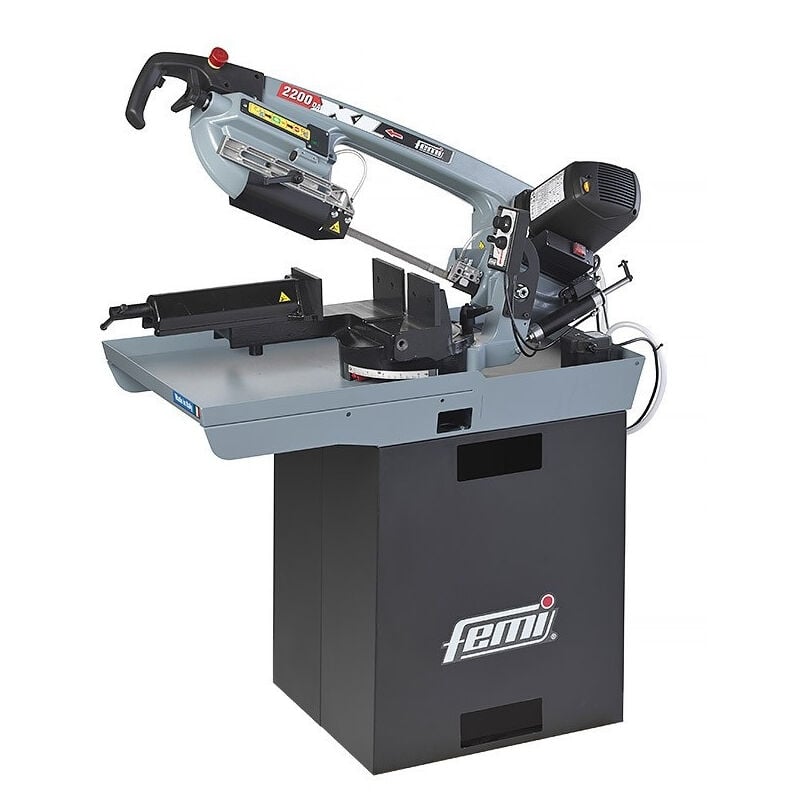 foto del prodotto femi sega a nastro fissa per metalli discesa automatica taglio max 175mm 2200daxl