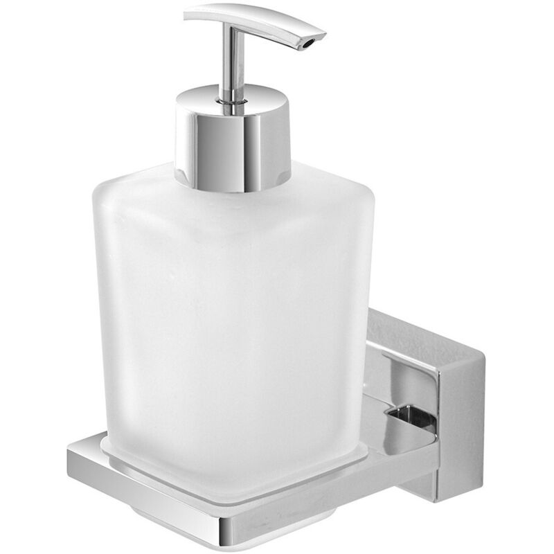 foto del prodotto feridras dispenser sapone liquido a muro in acciaio cromo linea velvet