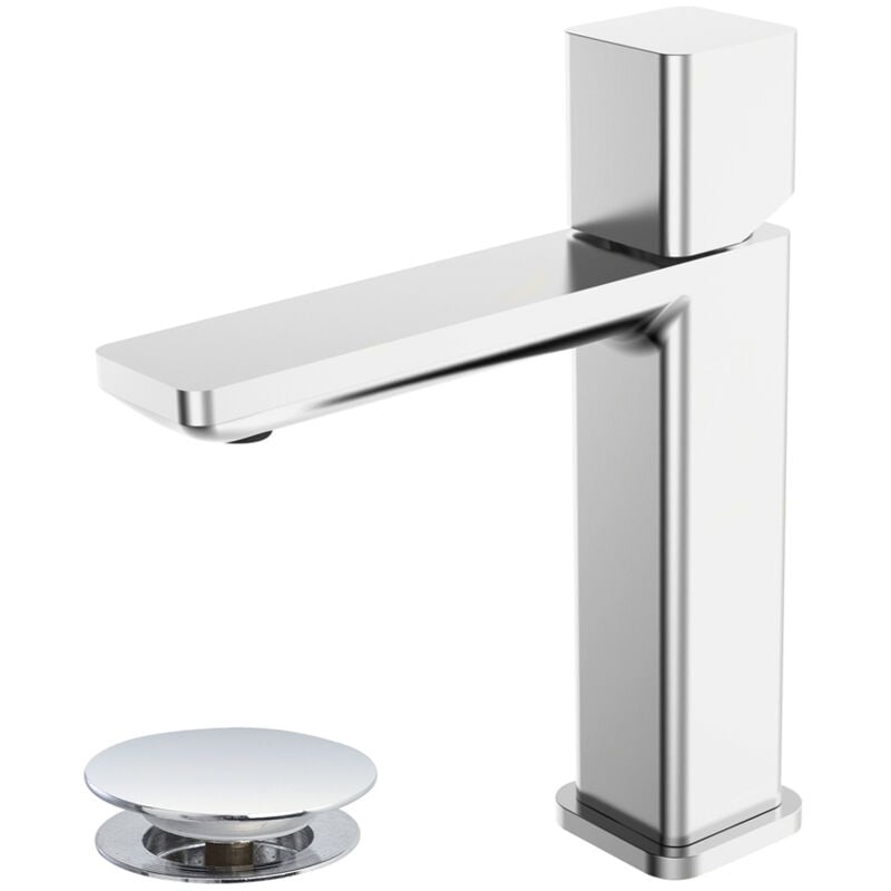 foto del prodotto feridras miscelatore monocomando rubinetto lavabo cromato lucido serie lotus