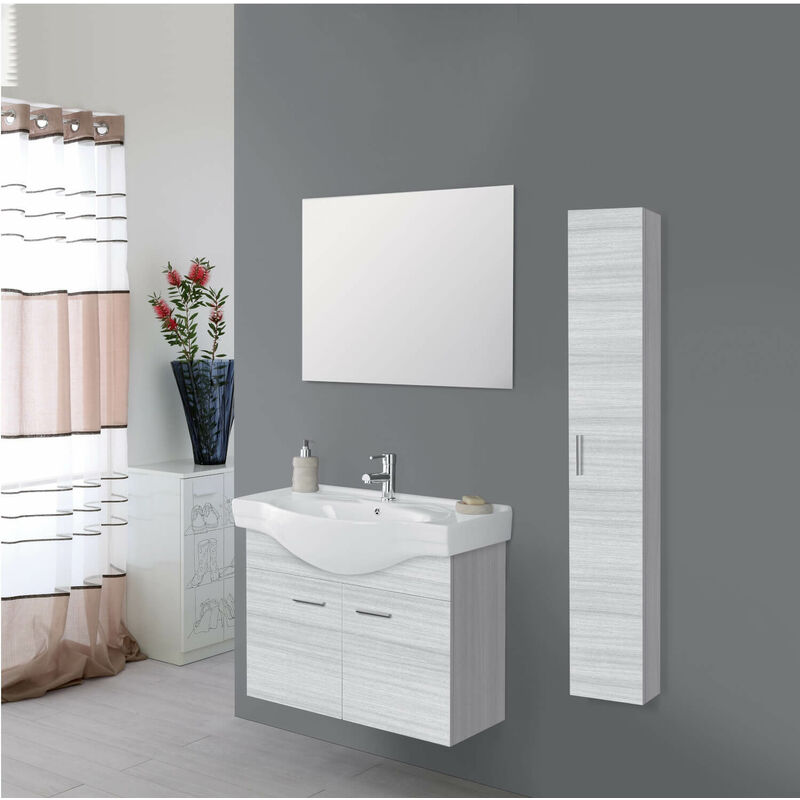 foto del prodotto feridras mobile bagno cm.80 2a sosp.grigio