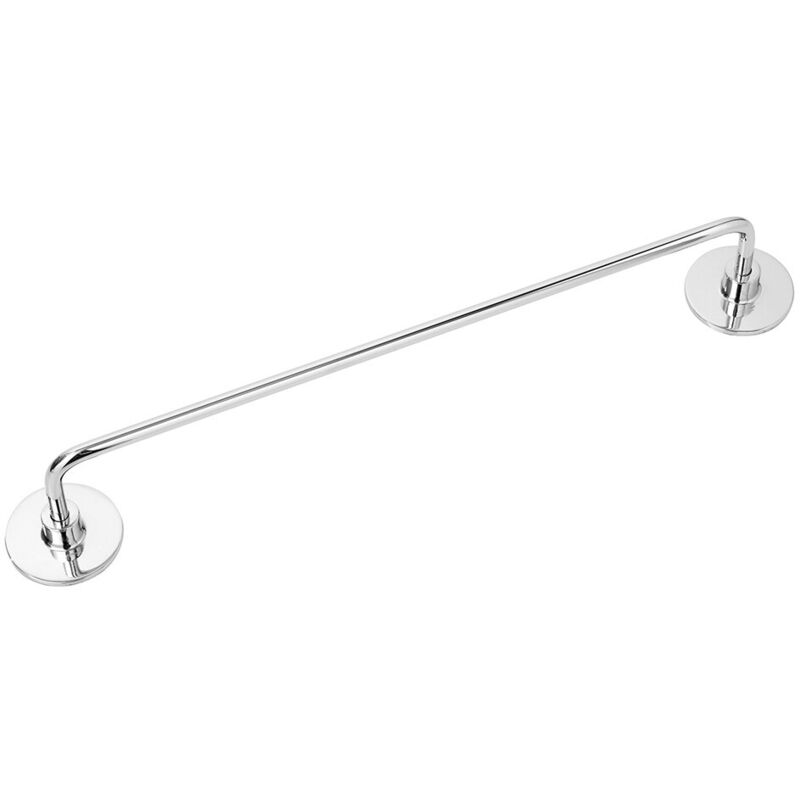 foto del prodotto feridras - portasciugamani 35 cm a parete cromato con doppio metodo di fissaggio