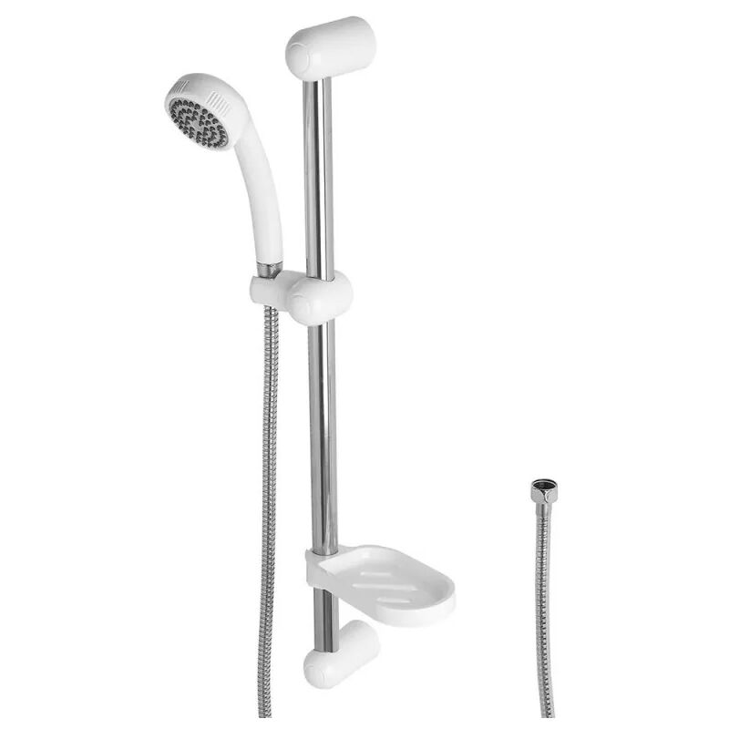 foto del prodotto feridras saliscendi bianco cromo c portasapone