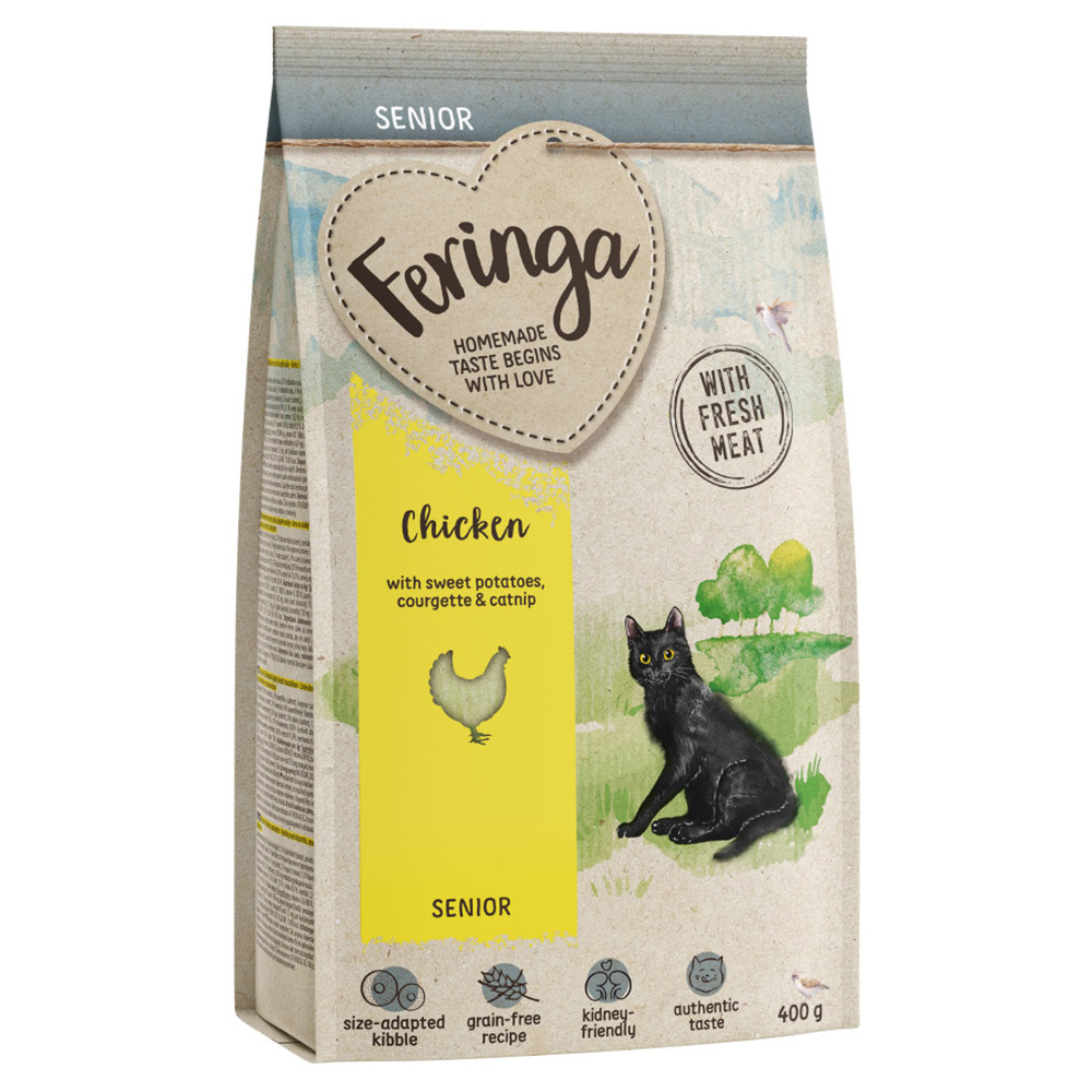 foto del prodotto feringa senior 7 pollo crocchette per gatto 400 g