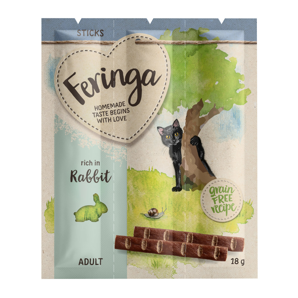 foto del prodotto feringa sticks coniglio - set %: 9 x 6 g
