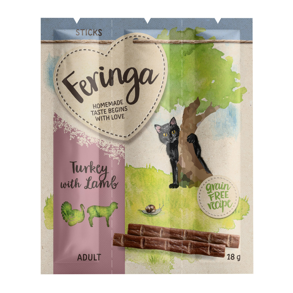 foto del prodotto feringa sticks tacchino agnello 3 x 6 g
