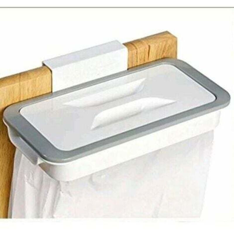 foto del prodotto fermaglio per cassetti, porte o armadietti, porta sacchi della spazzatura, ideale per viaggi in camper, casa, cucina, riciclaggio