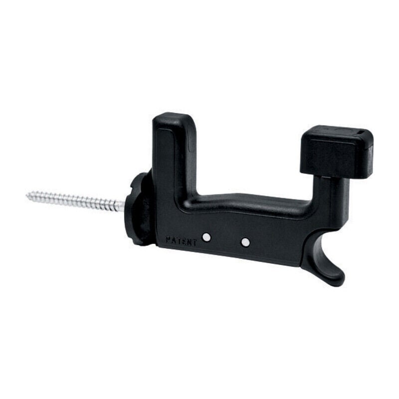 foto del prodotto fermaimposte in plastica grillo nero mm.150