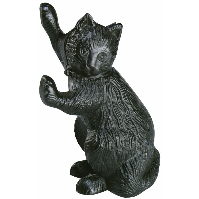 foto del prodotto fermaporta a forma di gatto 21cm