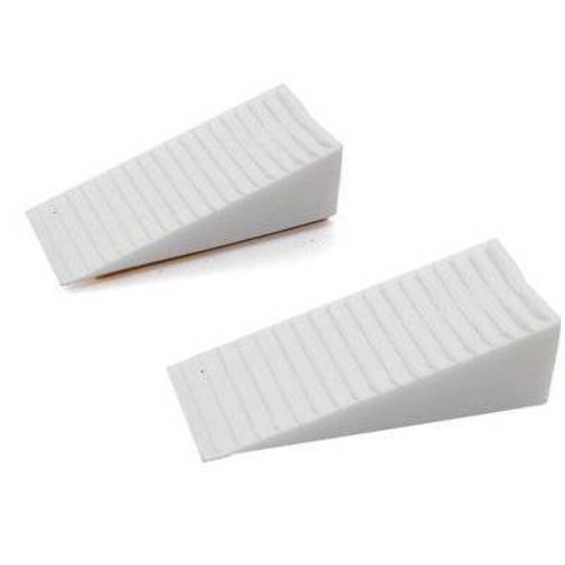 foto del prodotto fermaporta adesivo abs bianco cuneo bianco bl 4pz maurer one price