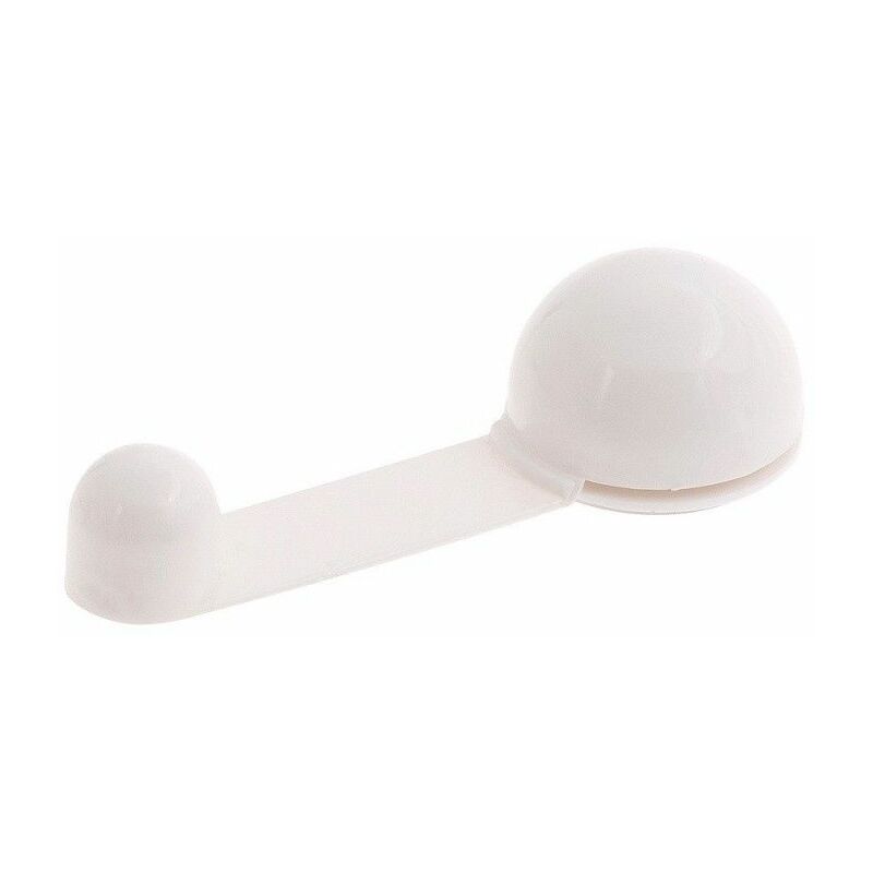 foto del prodotto fermaporta adesivo con fermo bianco