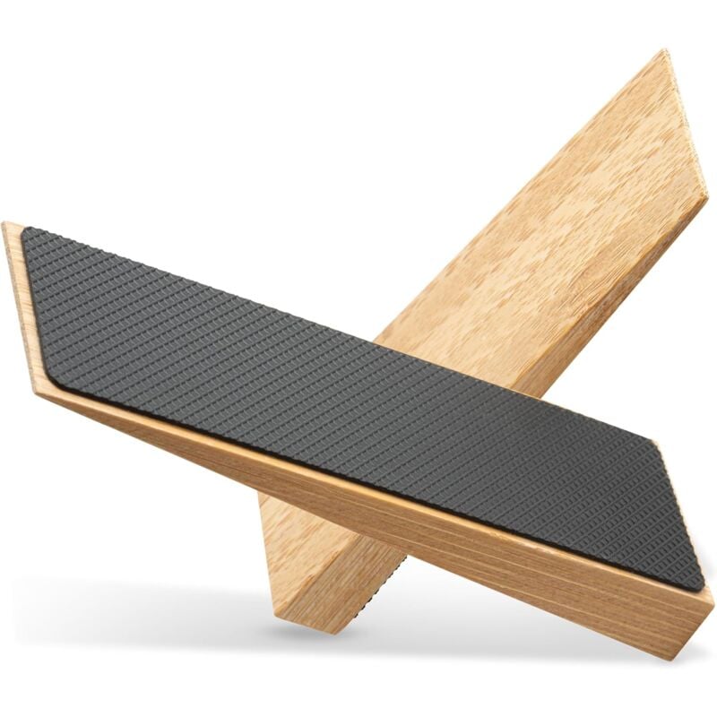 foto del prodotto fermaporta antiscivolo in bamb set di 6 blocchi per porte in legno fermaporta resistente con base in gomma fermaporta per tutti i pavimenti e