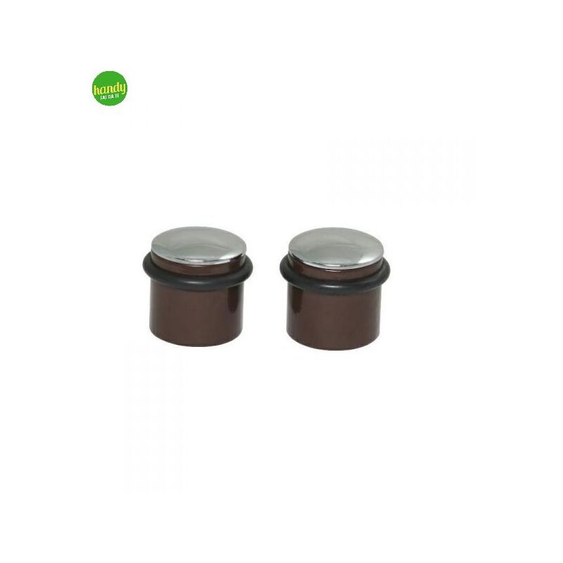 foto del prodotto fermaporta coppia o ring bolis italia marrone