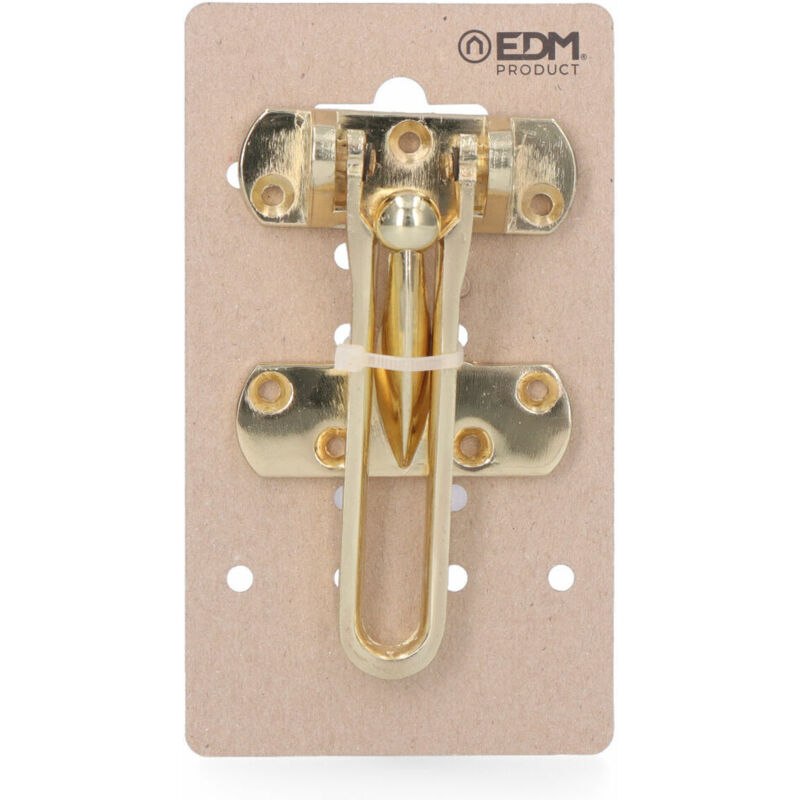 foto del prodotto fermaporta edm 85375 dorato ottone zamak 105 mm sicurezza