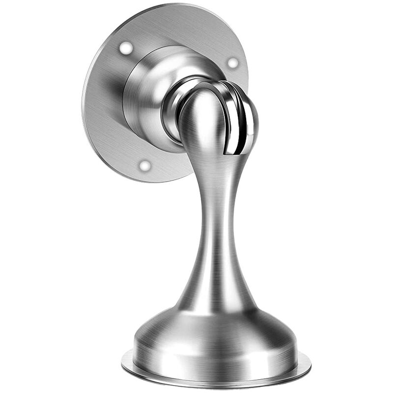 foto del prodotto fermaporta in acciaio inossidabile 304, fermaporta magnetico, fibbia per porta, viti senza chiodi per un installazione pi solida, ferramenta per