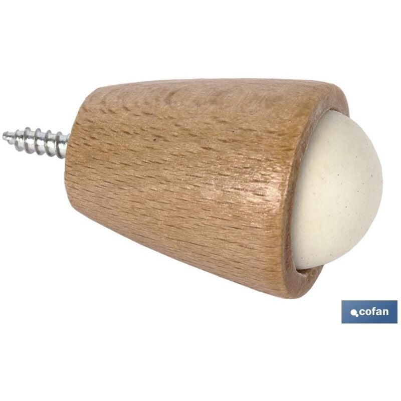 foto del prodotto fermaporta in legno 40 mm