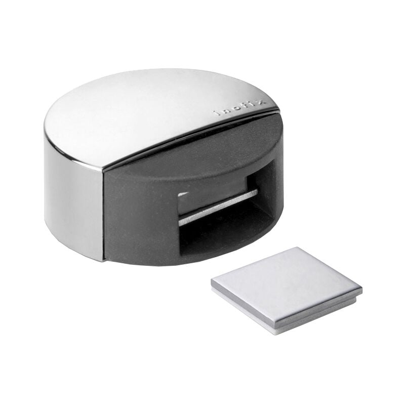 foto del prodotto fermaporta magnetico adesivo inofix cromo o
