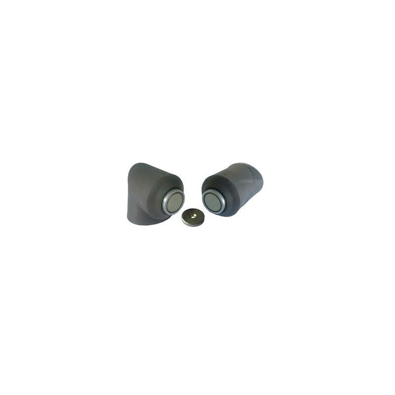 foto del prodotto fermaporta magnetico universale 161330 monin grigio forza 20kg 161330