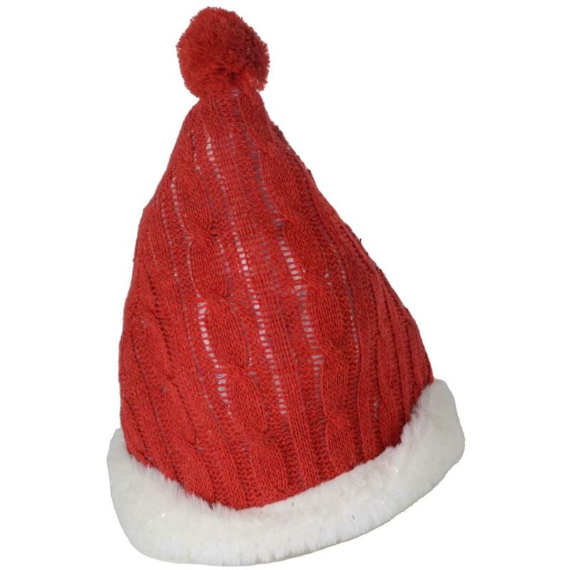 foto del prodotto fermaporta tessuto cappello rosso cm15x15h23
