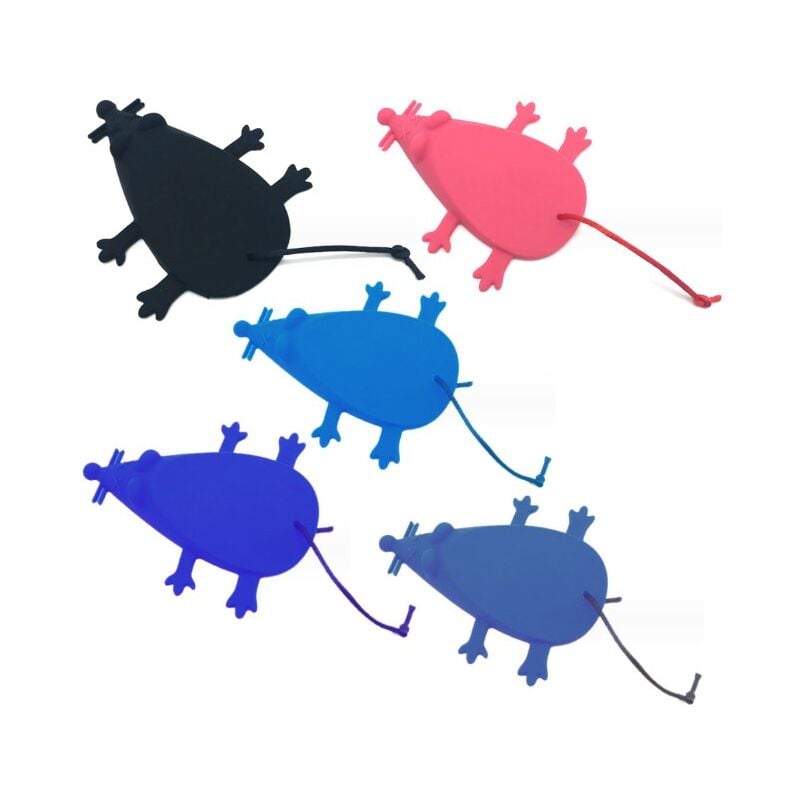 foto del prodotto fermaporta universale in silicone per topi, cuneo di protezione per le dita confezione da 4, colori diversi bebusingoto