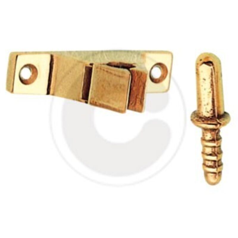 foto del prodotto fermaporte a pinza bronzato