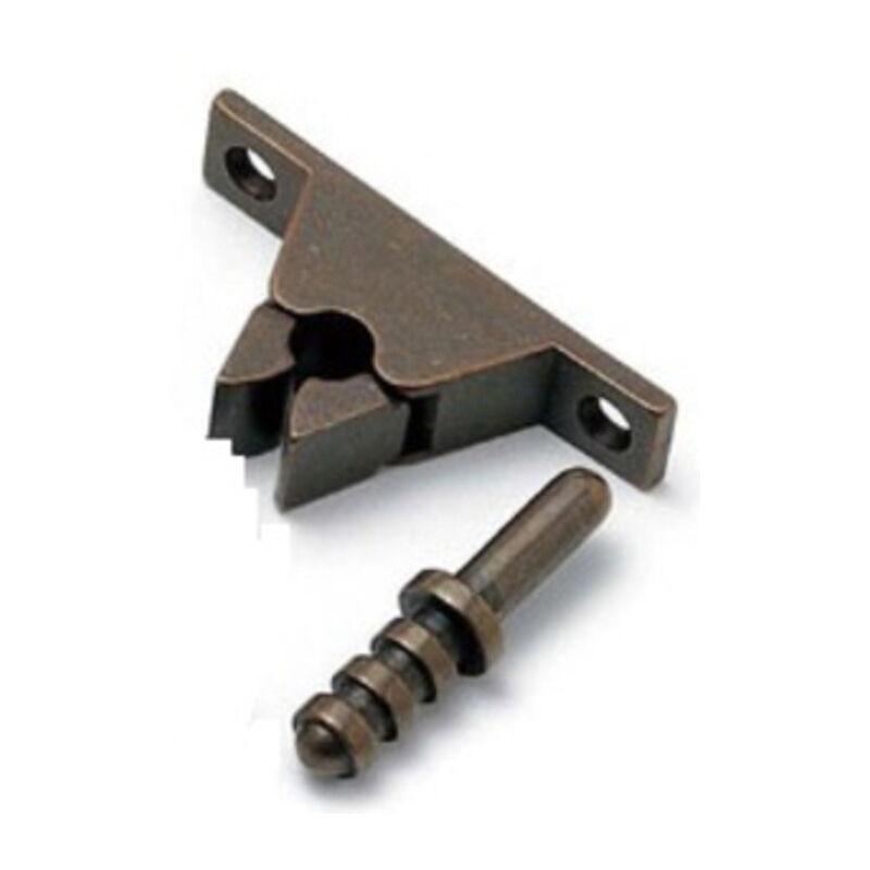 foto del prodotto fermaporte bronzato a pinza. prezzo per 1 pezzo.
