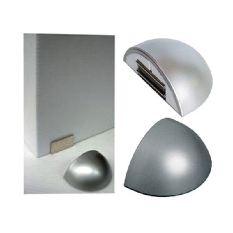 foto del prodotto fermaporte magnetico con biadesivo ciliegio. prezzo per 1 pezzo.