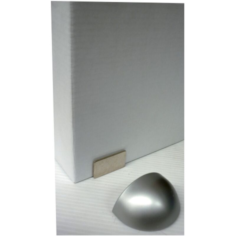 foto del prodotto fermaporte magnetico cromato ap123 gancio in resina blocca porta fermo