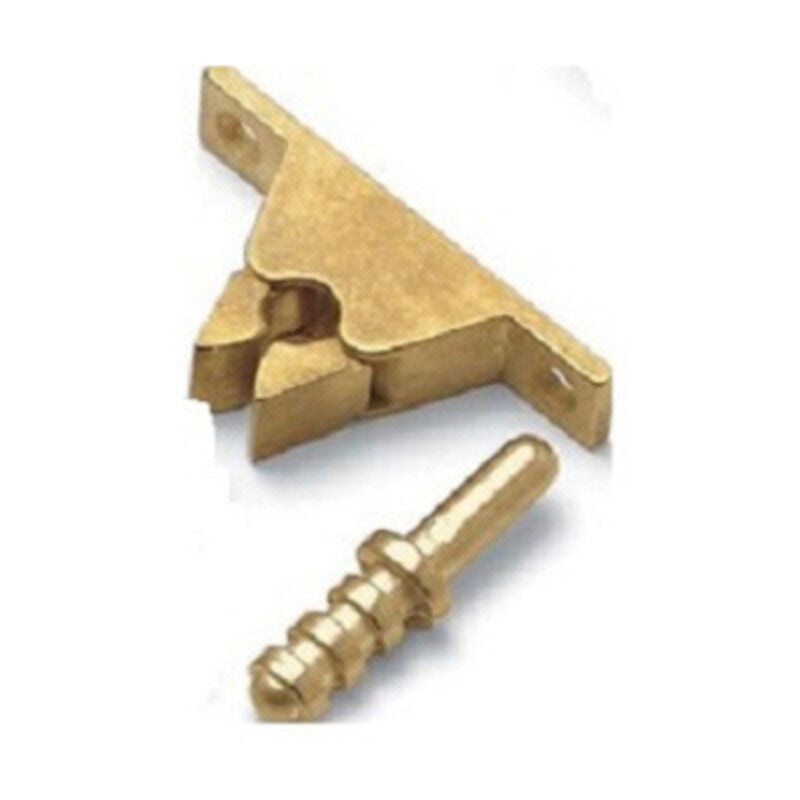 foto del prodotto fermaporte ottonato a pinza. prezzo per 1 pezzo.