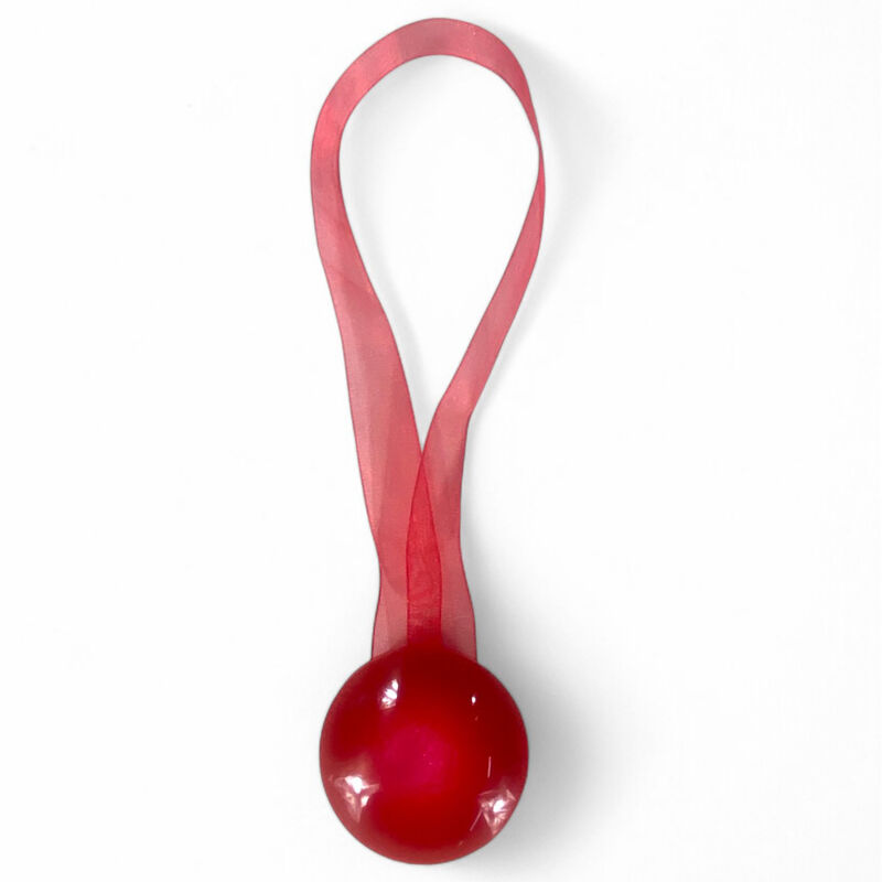 foto del prodotto fermatenda magnetico rosso 'modern' - 1 pezzo, design elegante, super potente