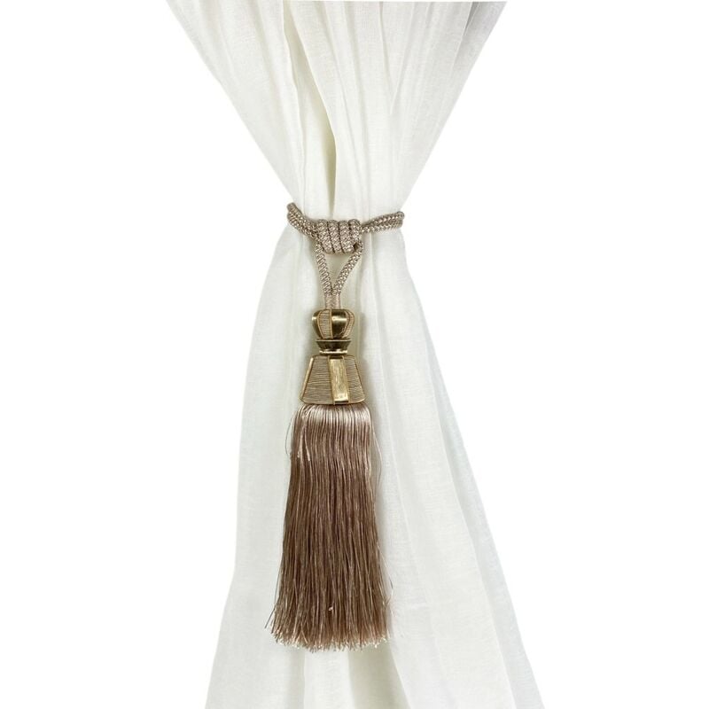 foto del prodotto fermatende embrasse wilson cordone e nappe a sfera 2 pezzi beige