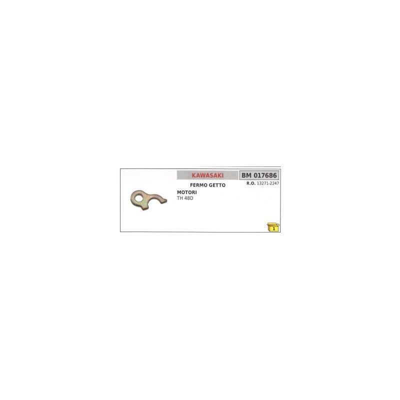 foto del prodotto fermo getto carburatore kawasaki th 48d decespugliatore 13271 2247