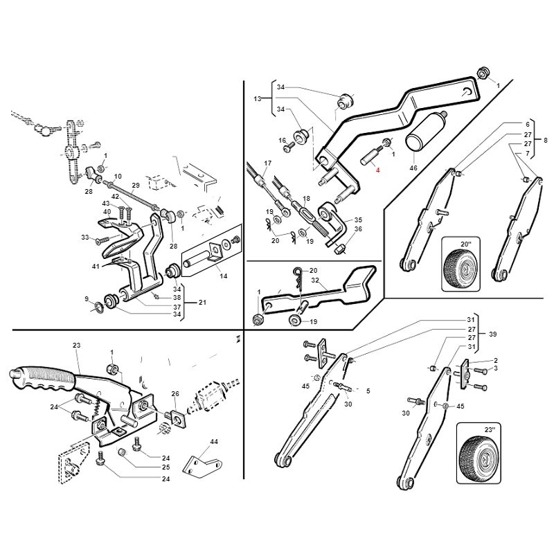 foto del prodotto fermo leva pdp znt pg sr originale gianni ferrari bfb 95400000001