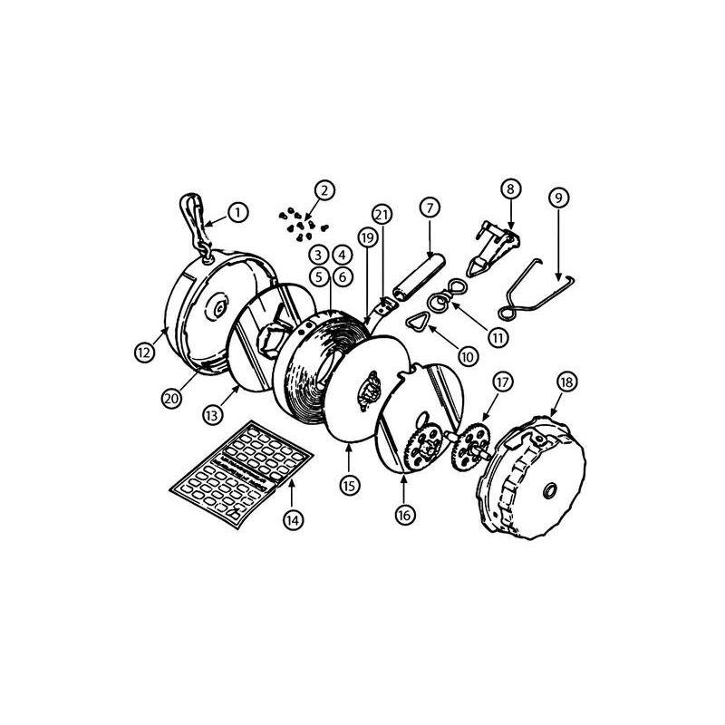 foto del prodotto fermo nastro 505697335 originale husqvarna