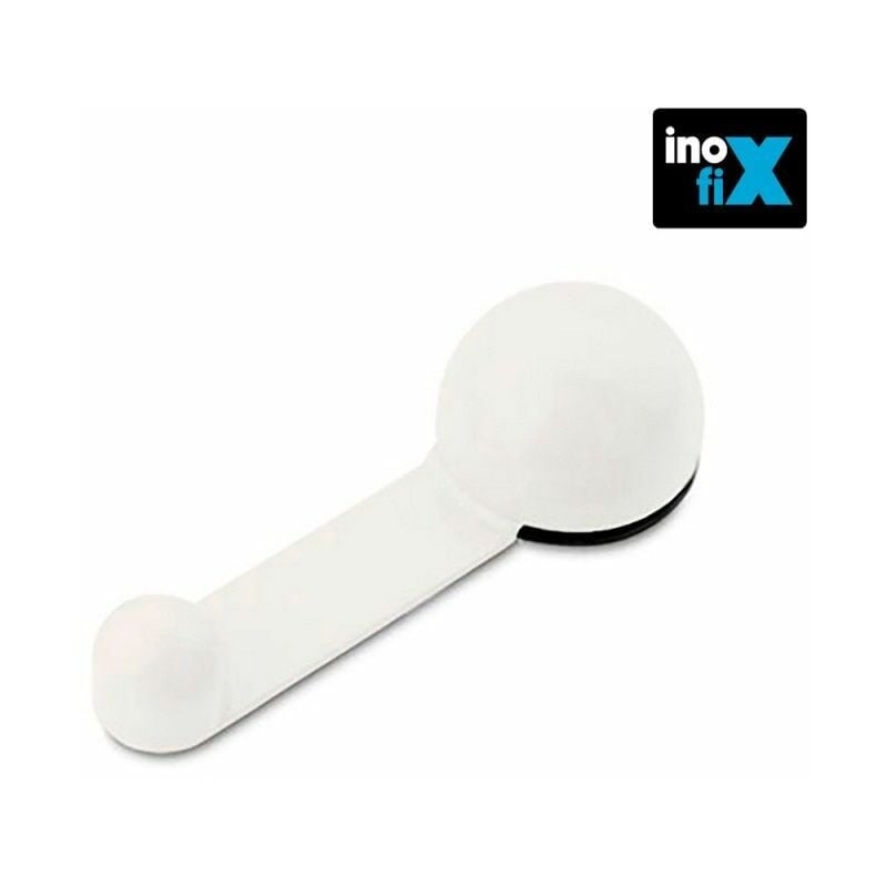 foto del prodotto fermo rotante adesivo bianco blister inofix