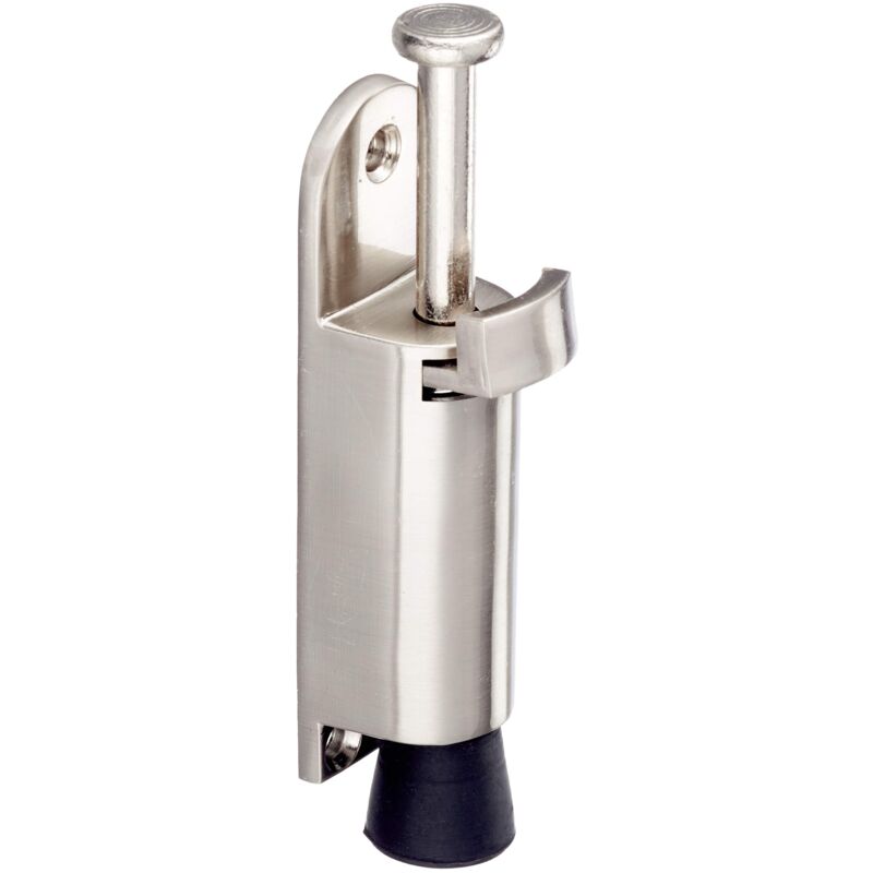 foto del prodotto fermo verticale per porta, ver portascopino, grigio, 2.7 x 12 x 3.3 cm brinox