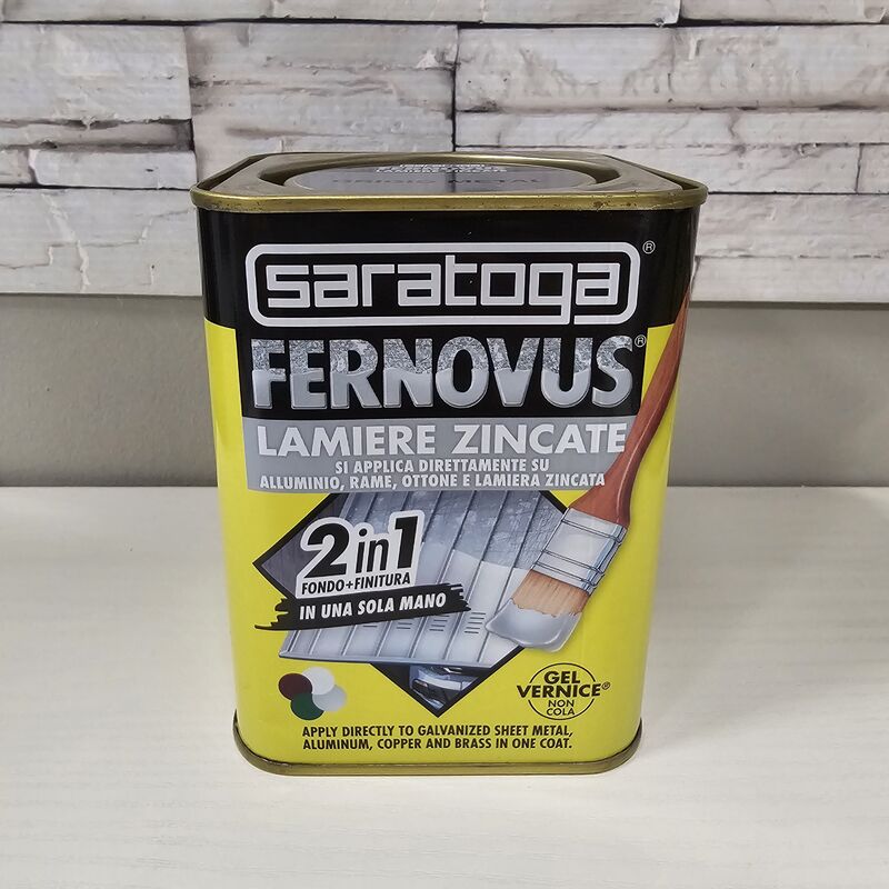 foto del prodotto fernovus lamiere zincate 750 ml. colore grigio metal