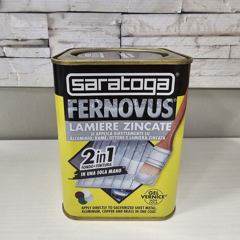 foto del prodotto fernovus lamiere zincate 750 ml. colore marrone brillante