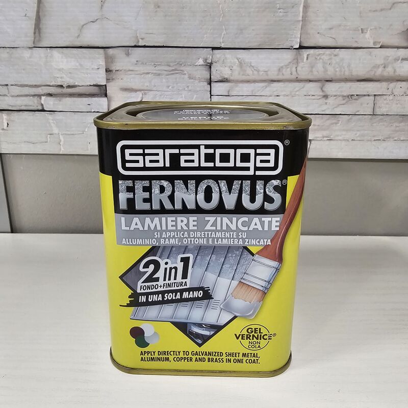foto del prodotto fernovus lamiere zincate 750 ml. colore verde brillante