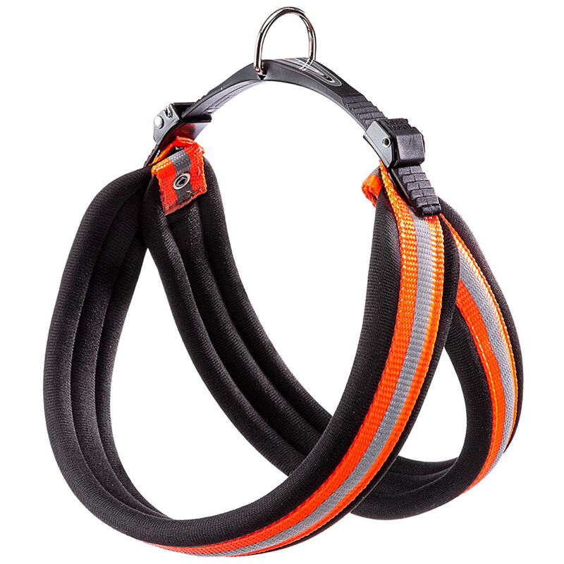 foto del prodotto ferplast agila reflex 5 9 pettorina ergonomica ad alta visibilit per cani con chiusura microregolazione. vari colori e misure. . variante 5