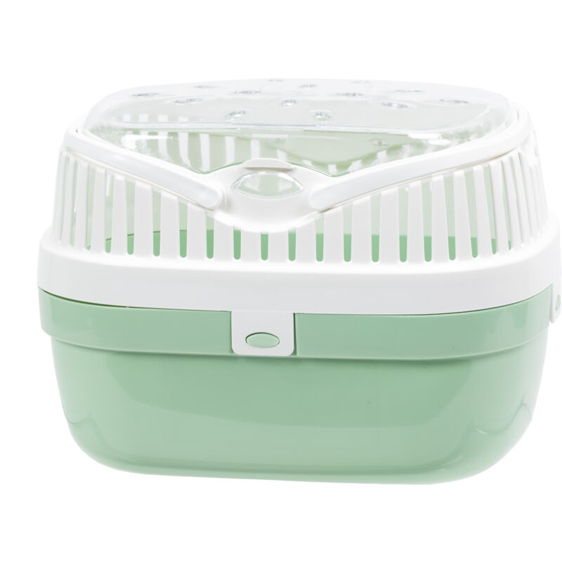 foto del prodotto ferplast aladino medium trasportino per roditori di medie dimensioni. variante medium misure 30 x 23 x h 21 cm verde chiaro