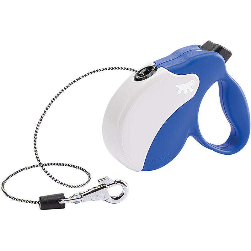 foto del prodotto ferplast amigo cord guinzaglio allungabile con cordino. 4 misure e vasta scelta di colori.. variante mini misure 12 x 3 x h 10 cm blu