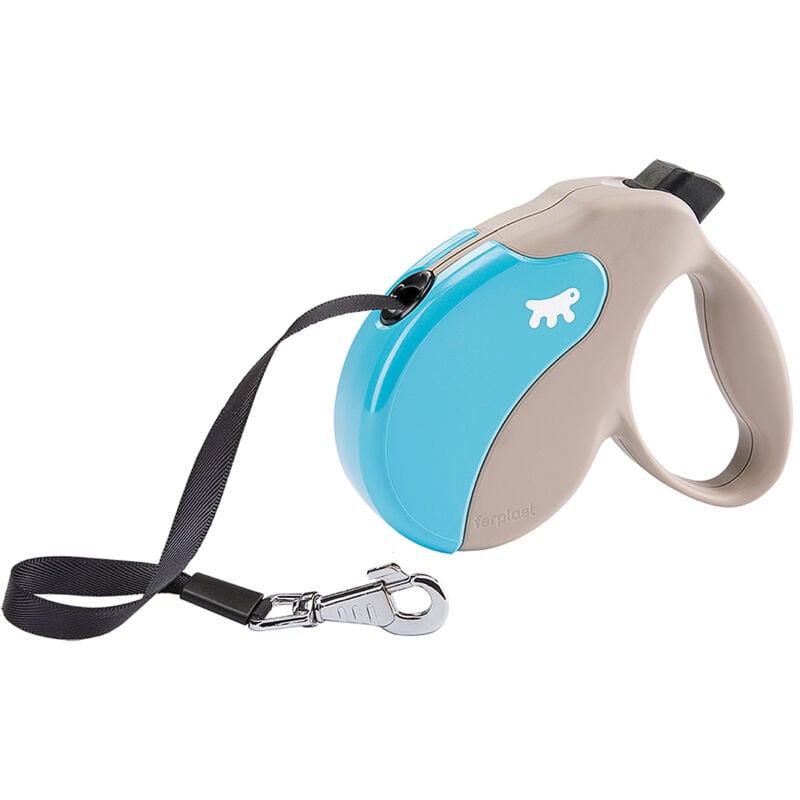 foto del prodotto ferplast amigo tape guinzaglio allungabile con fettuccia estensibile. 4 misure, vasta gamma colori.. variante m misure 15 x 3.6 x h 14 cm